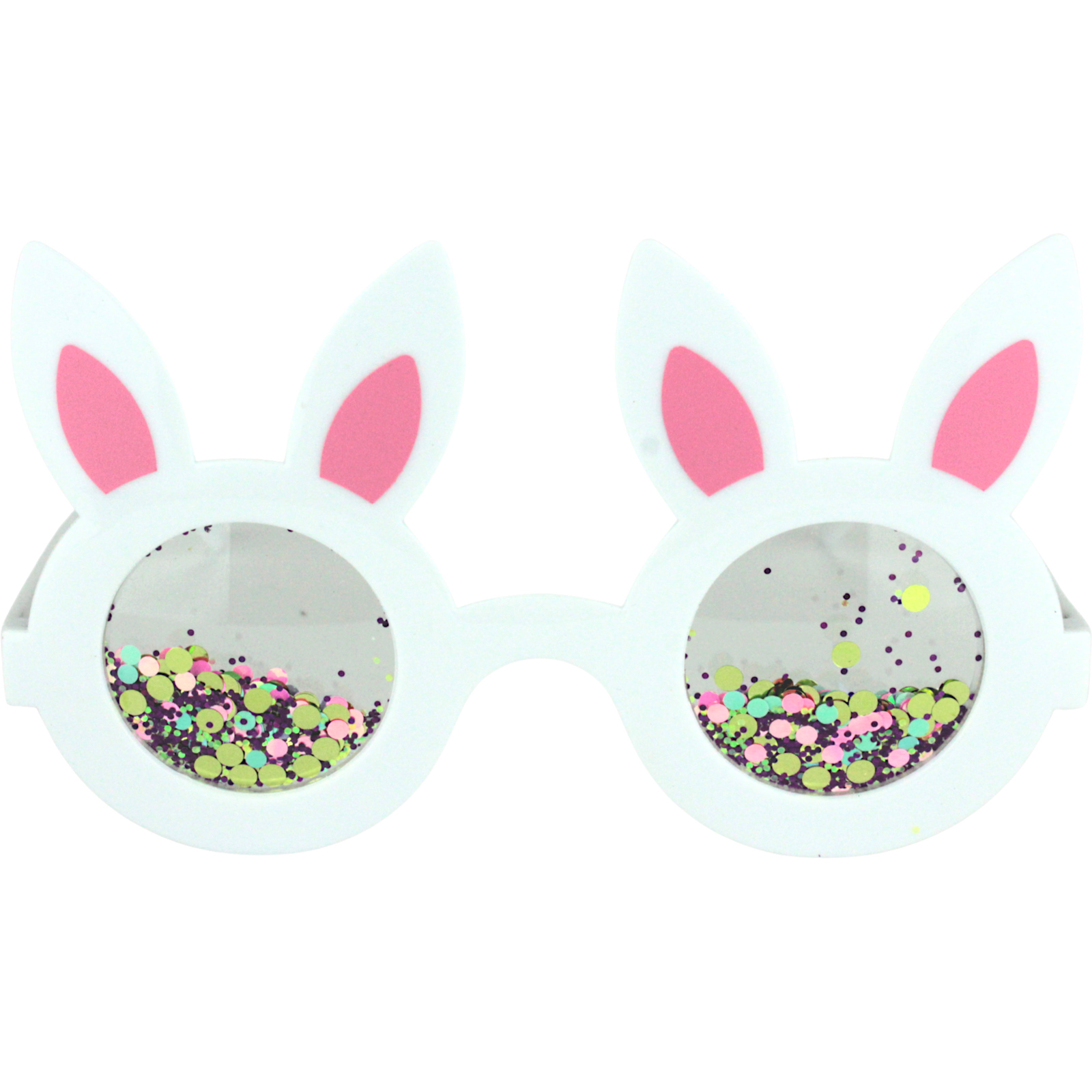 Easter Rabbit Confetti Glasses