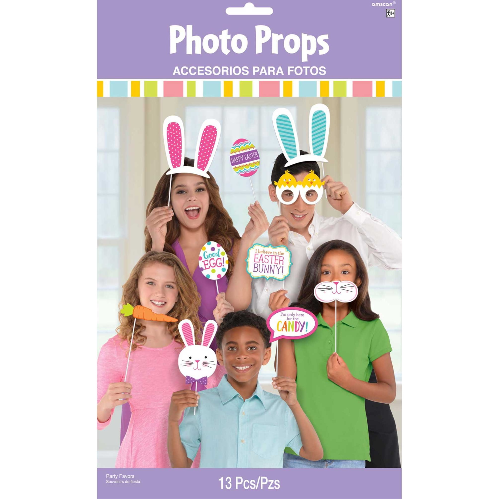 Easter Photo Booth Props (Pack of 13) 