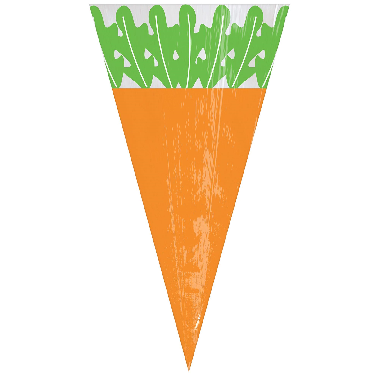 Carrot Cellophane Treat Bags (Pack of 15) 