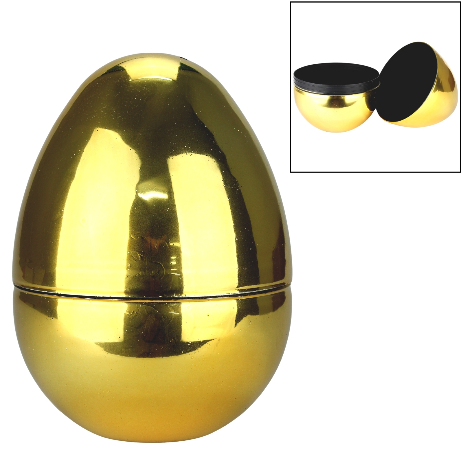 Mirrored Gold Fillable Easter Egg 15cm