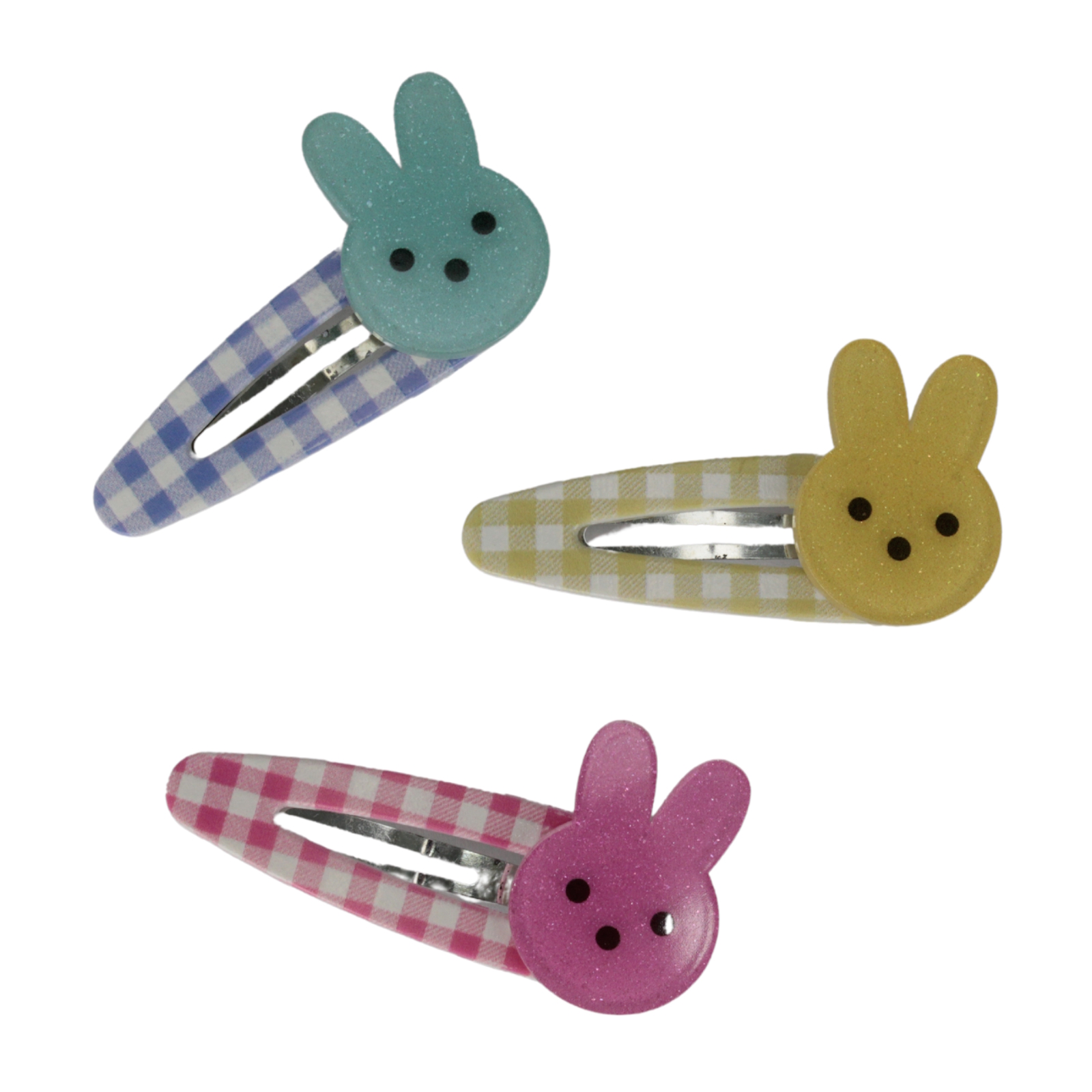 Bunny Rabbit Hair Clips (Pack of 3) 