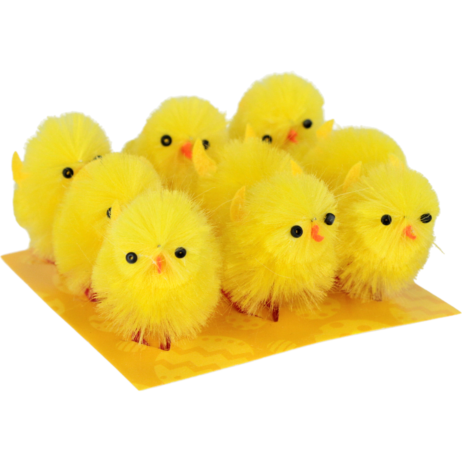 Fluffy Yellow Easter Chicks 4cm (Pack of 9) 