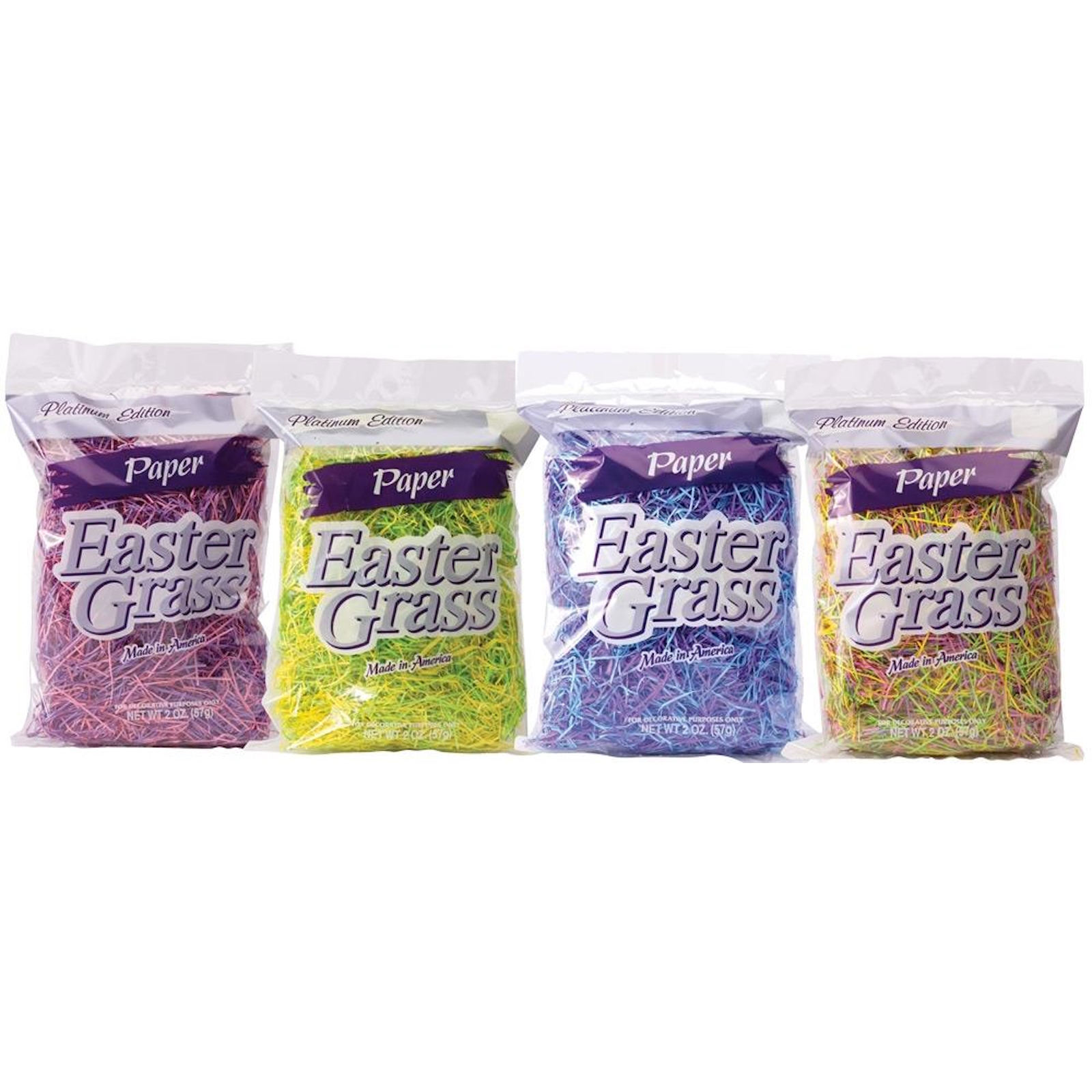 Easter Grass Multi Assorted Colours 1.5oz Bag