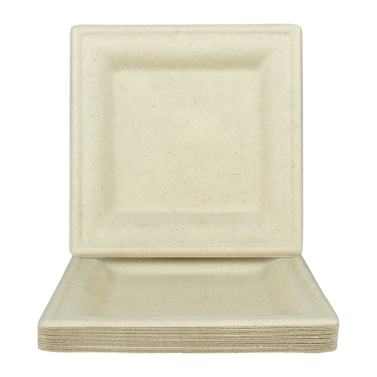 Eco Biodegradable Small Square Plates (Pack of 20)