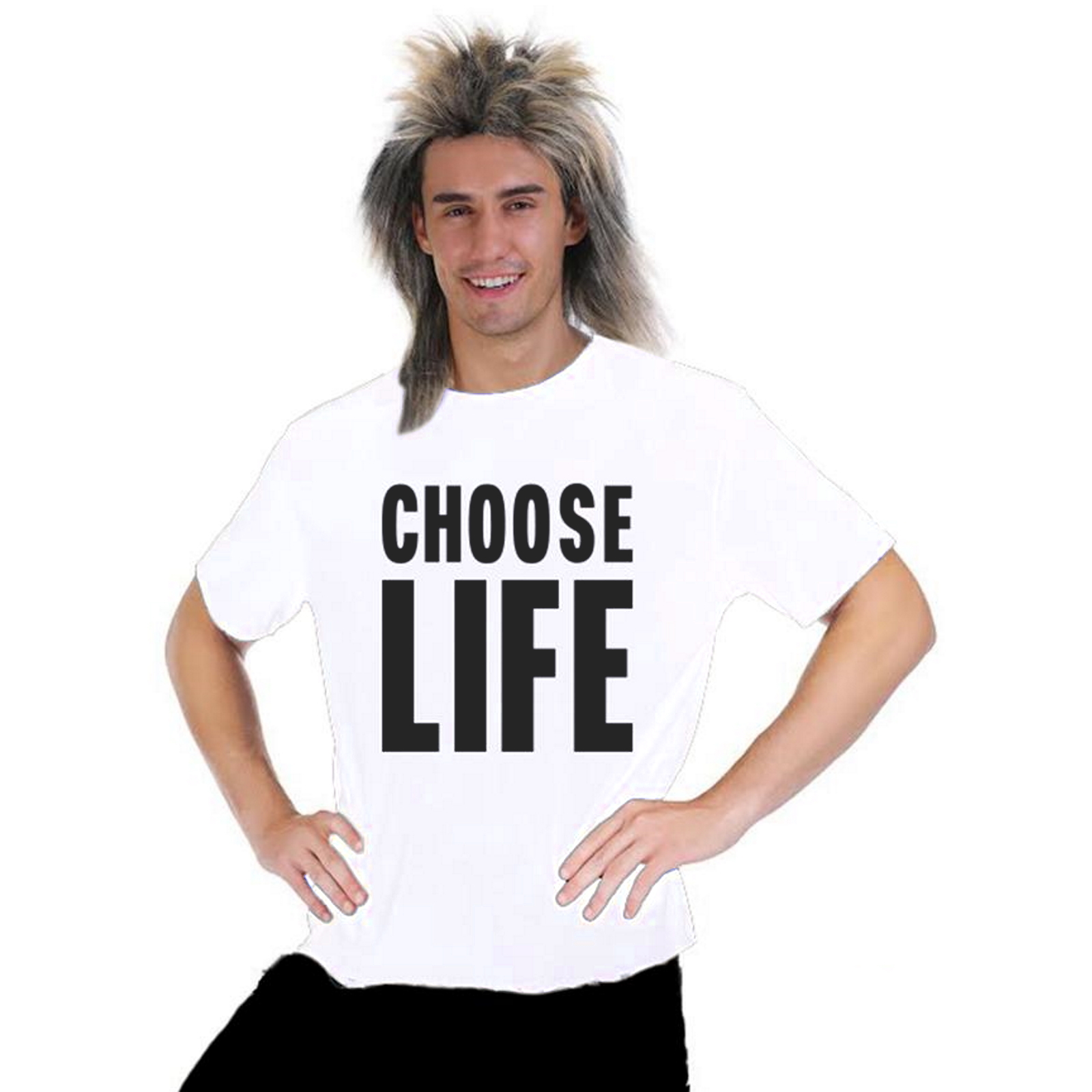 80's Choose Life Mens T-Shirt