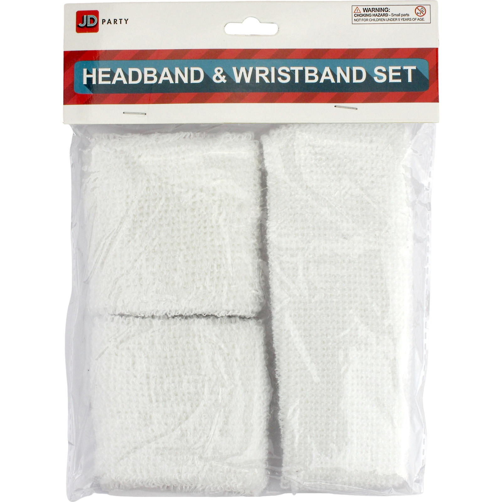 White Sweatband Set
