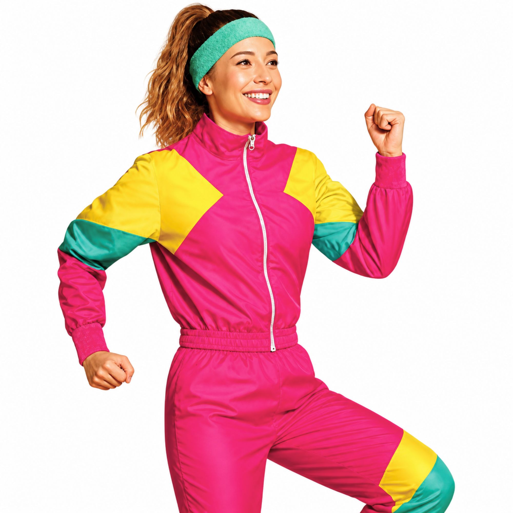 Women's 80s Tracksuit Costume