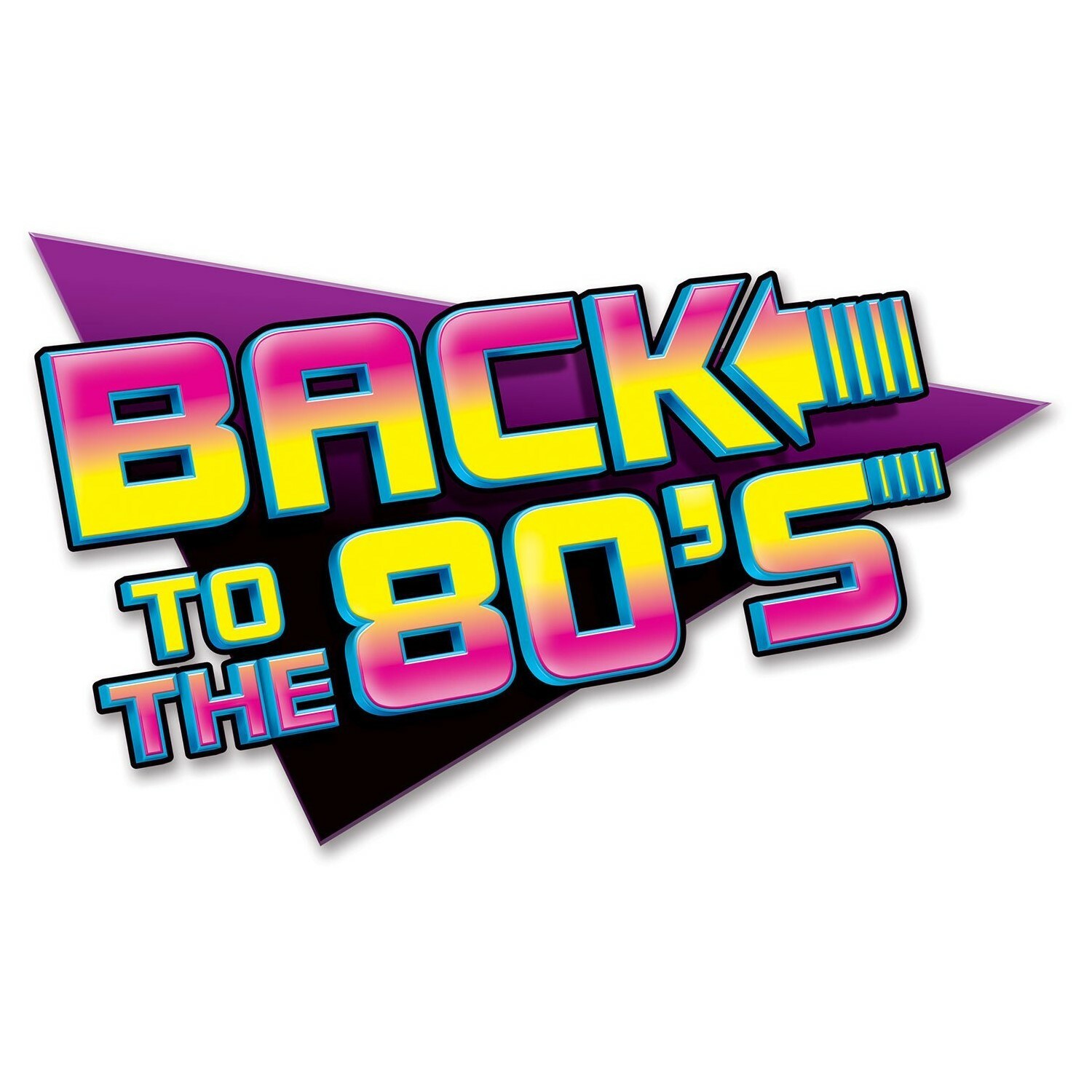 Back to the 80's Cutout Wall Decoration