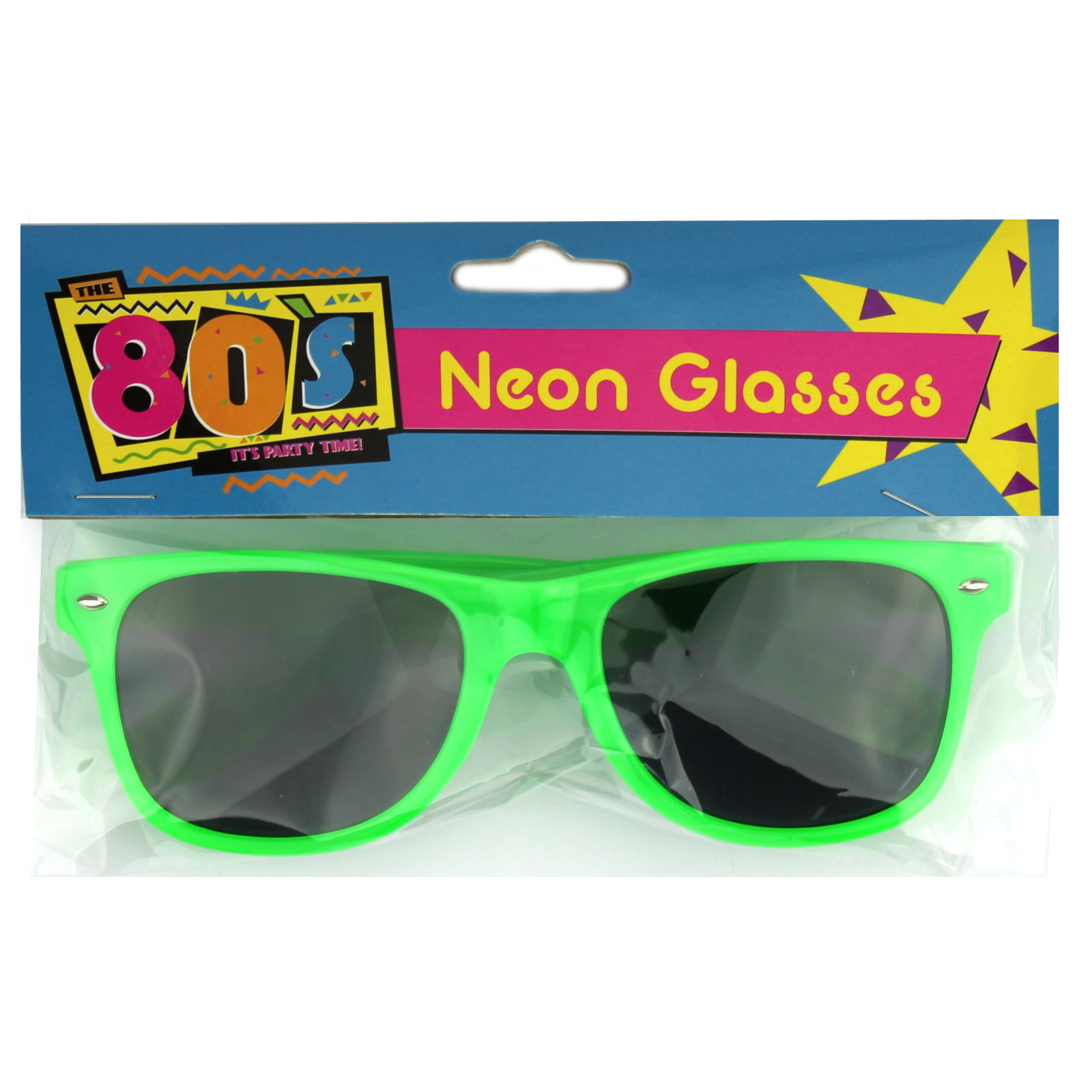 80's Neon Green Glasses