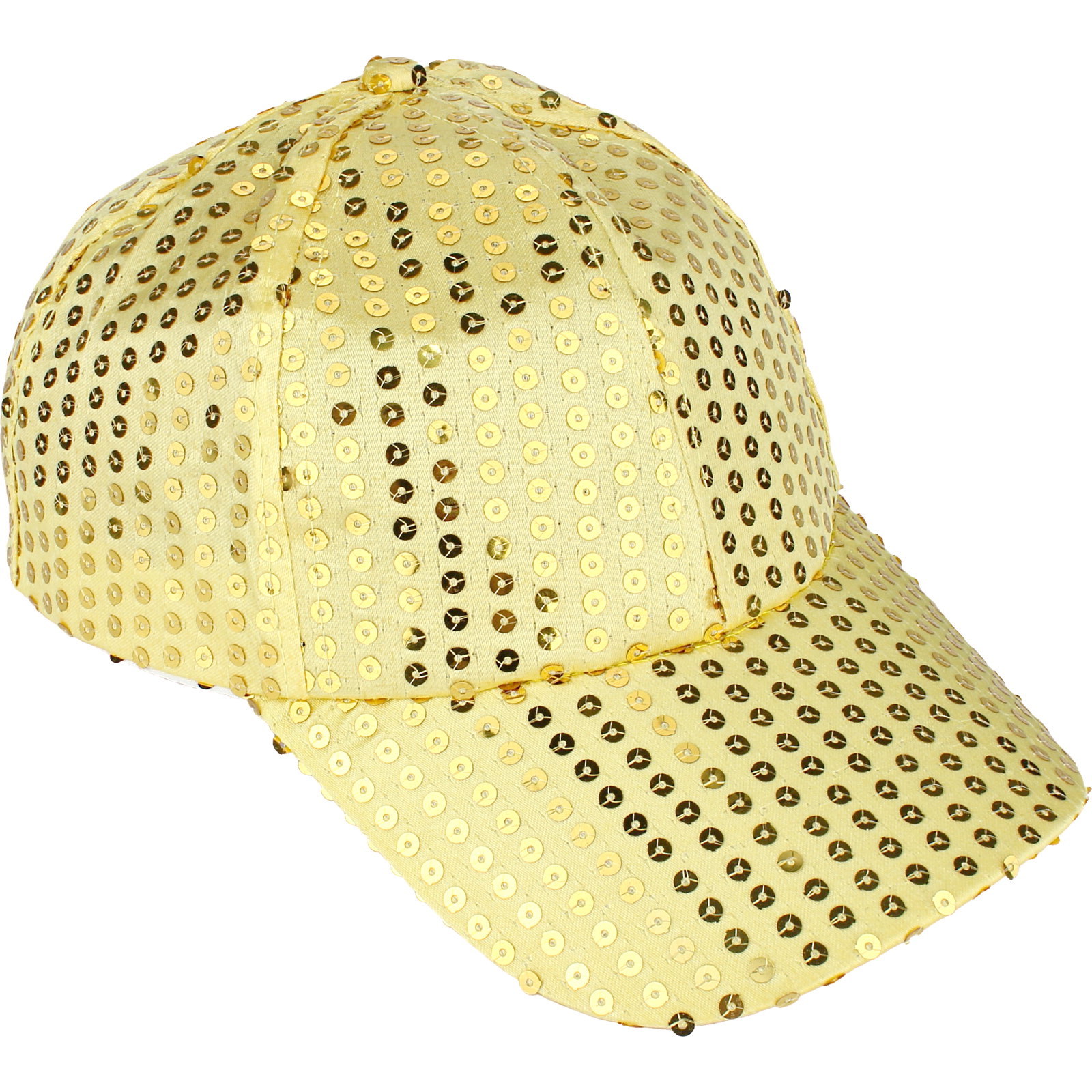 Gold Sequin Baseball Cap
