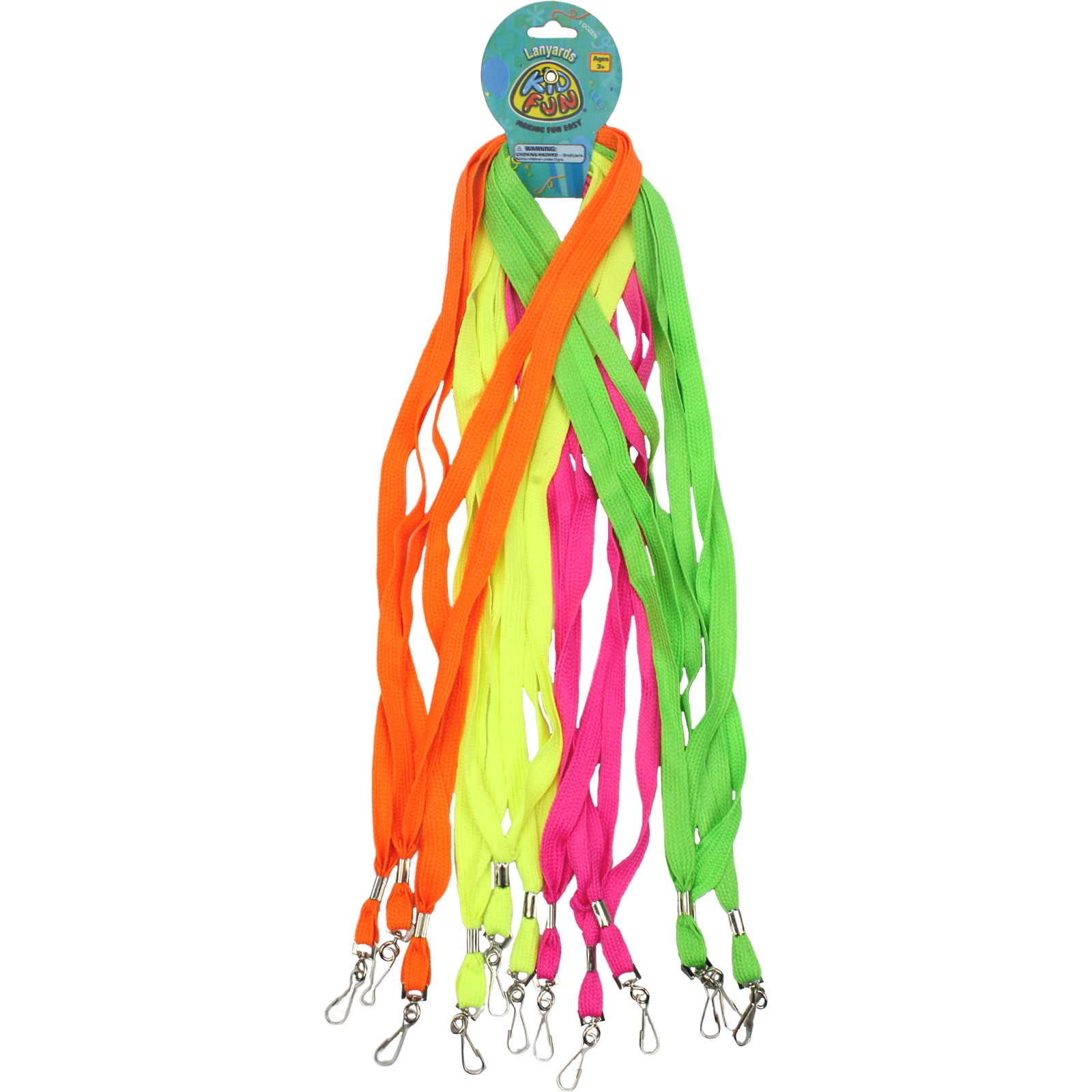 Neon Lanyards (Pack of 12)