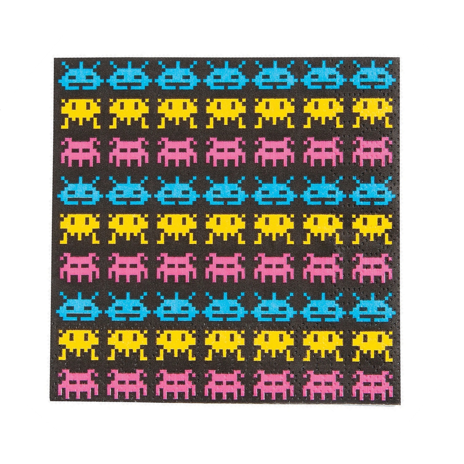 80's Small Napkins / Serviettes (Pack of 16)