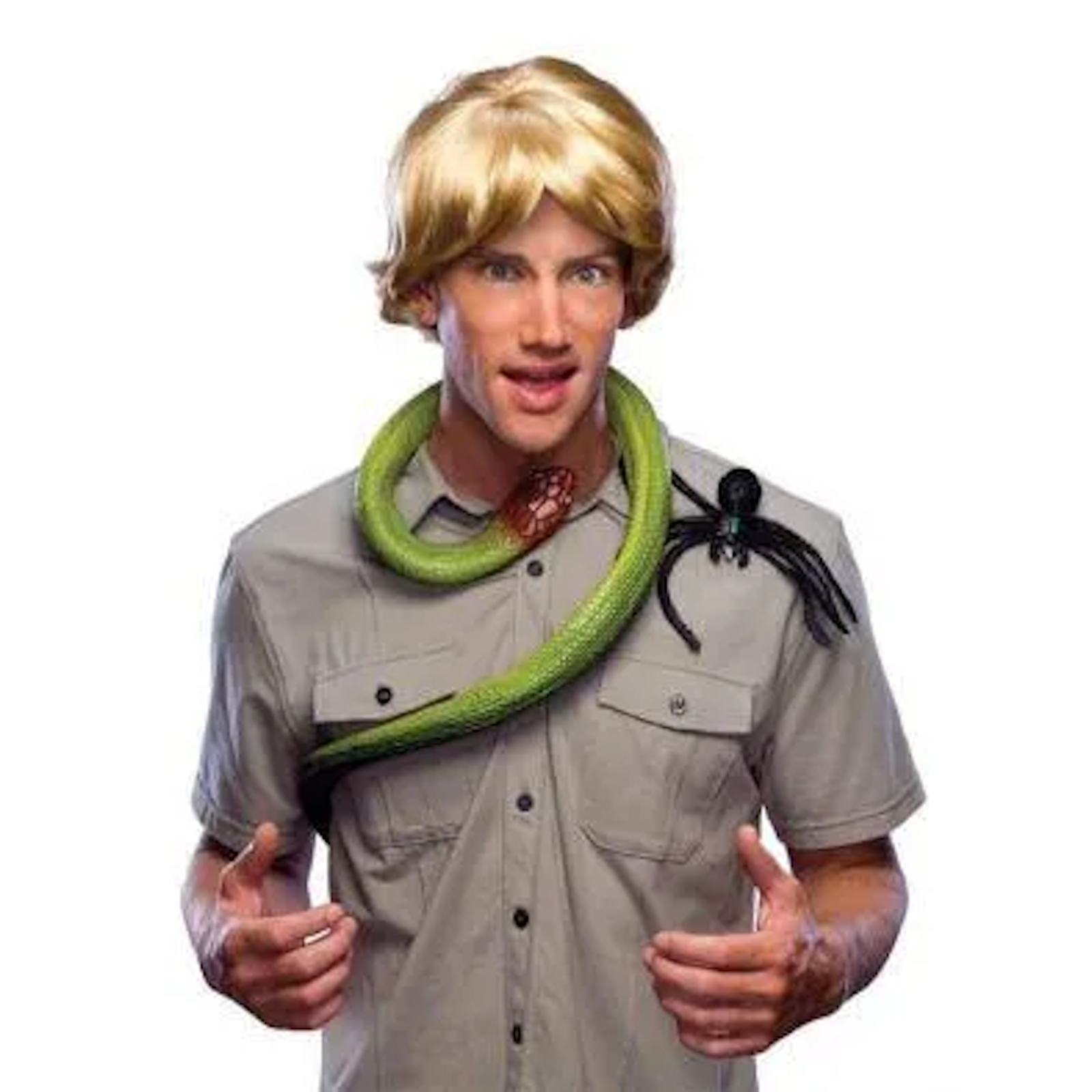 Wildlife Warrior Animal Hunter Adult Wig