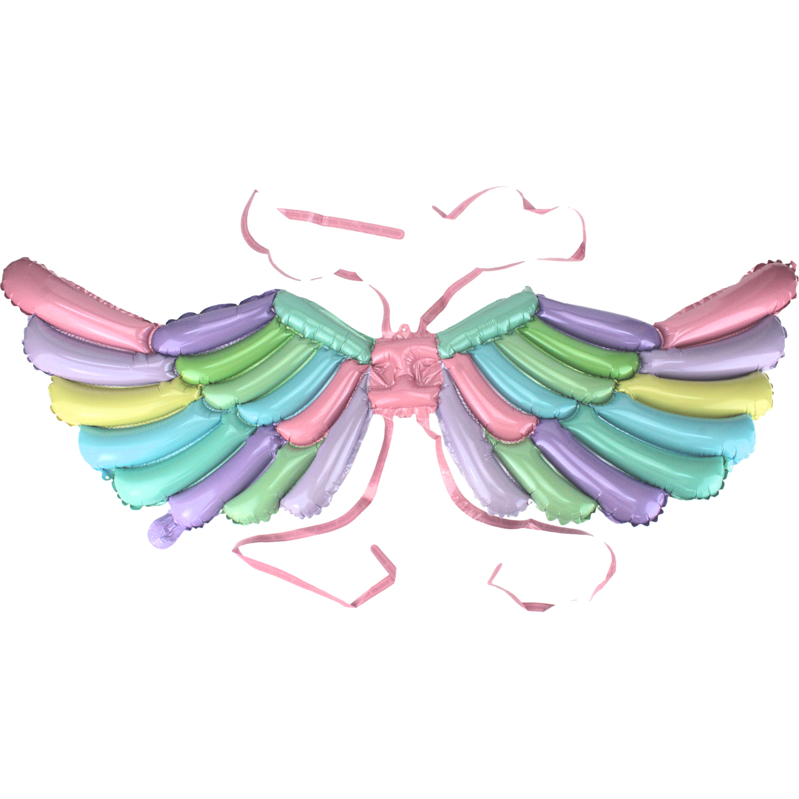 Foil Pastel Rainbow Wings