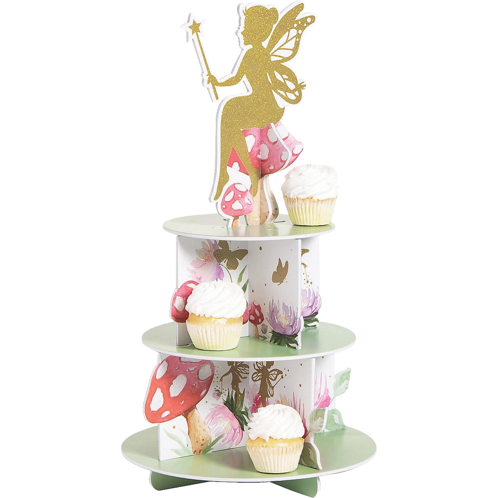 Golden Fairy Cupcake Stand