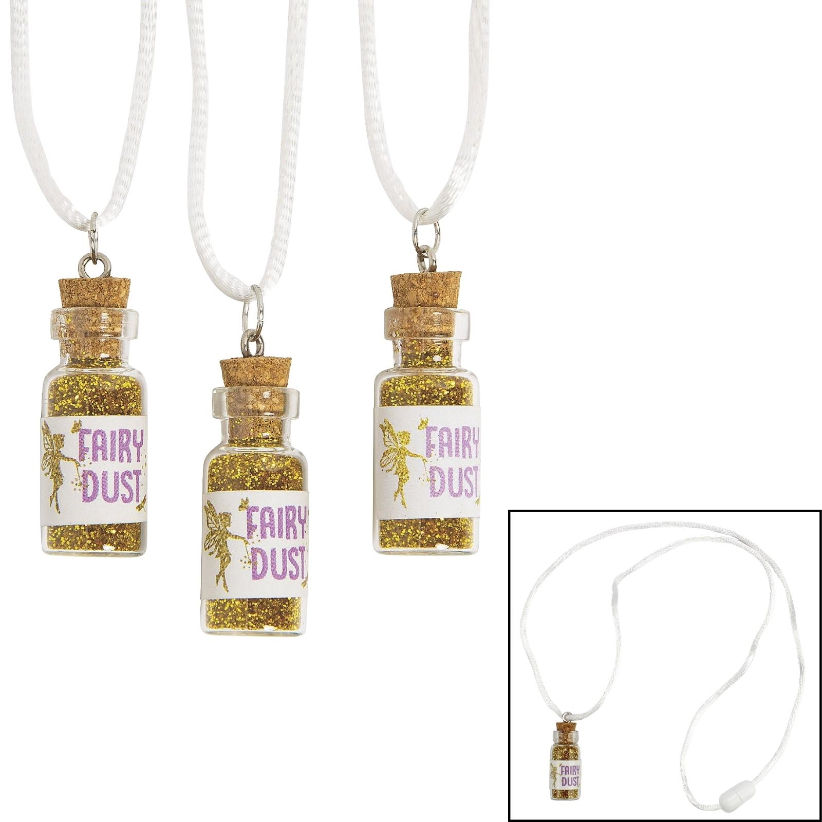Golden Fairy Dust Necklaces (Pack of 12)