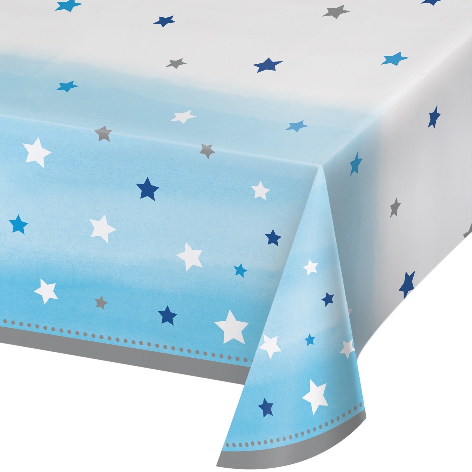 One Little Star Boy Plastic Tablecloth