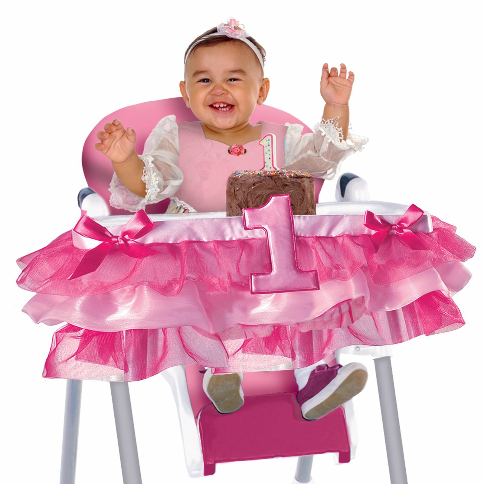 Girls 1st Deluxe High Chair Decoration