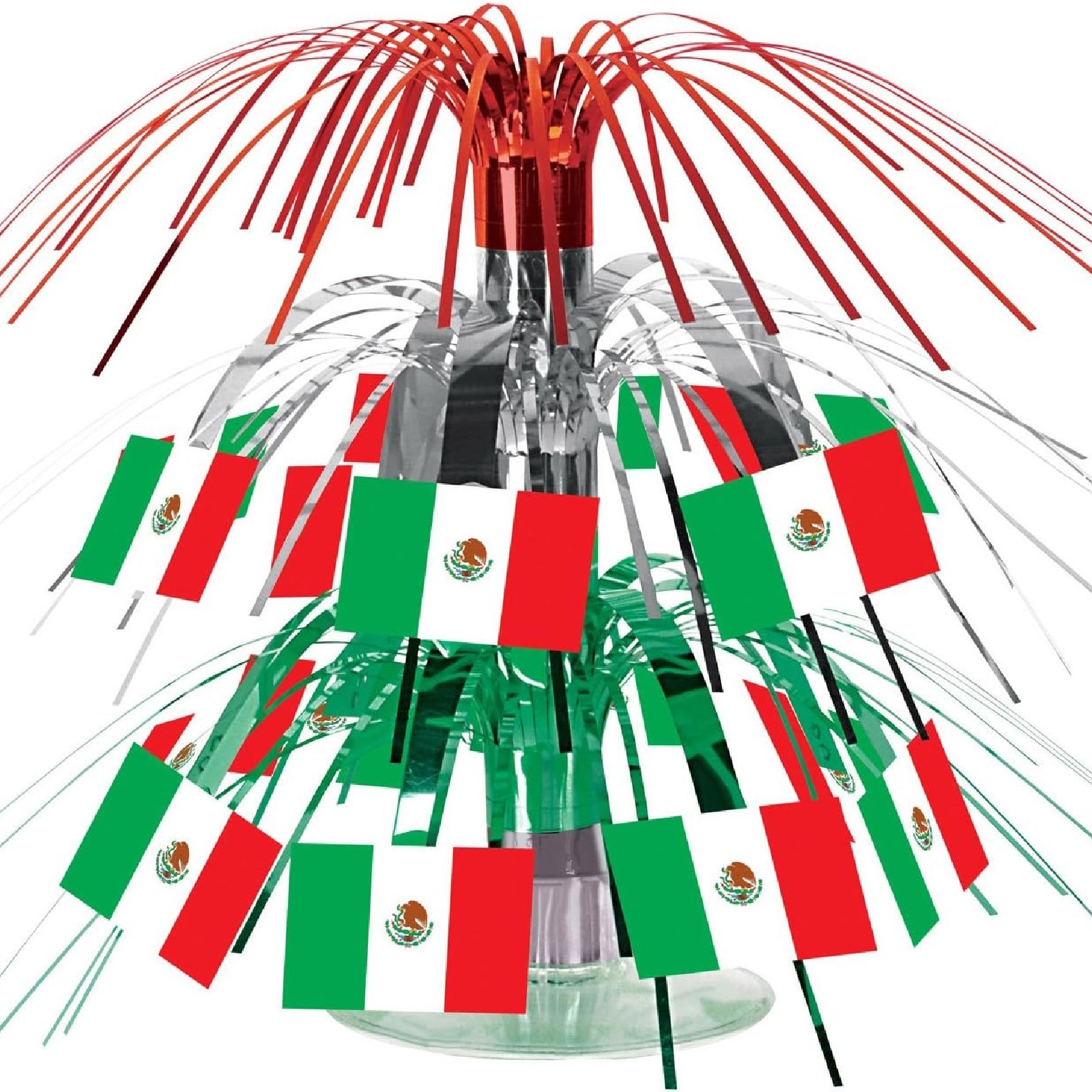 Mexican Flag Mini Cascade Centrepiece