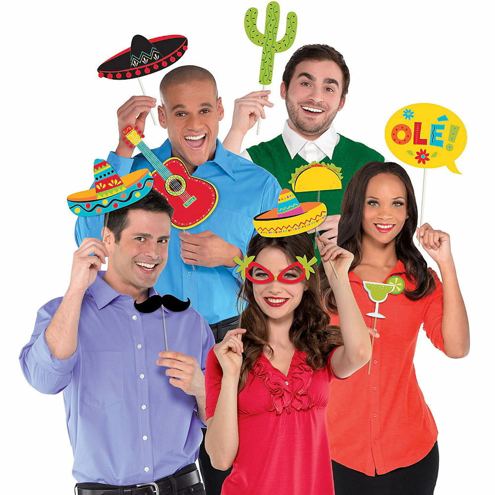Fiesta Photo Booth Props (Pack of 13)
