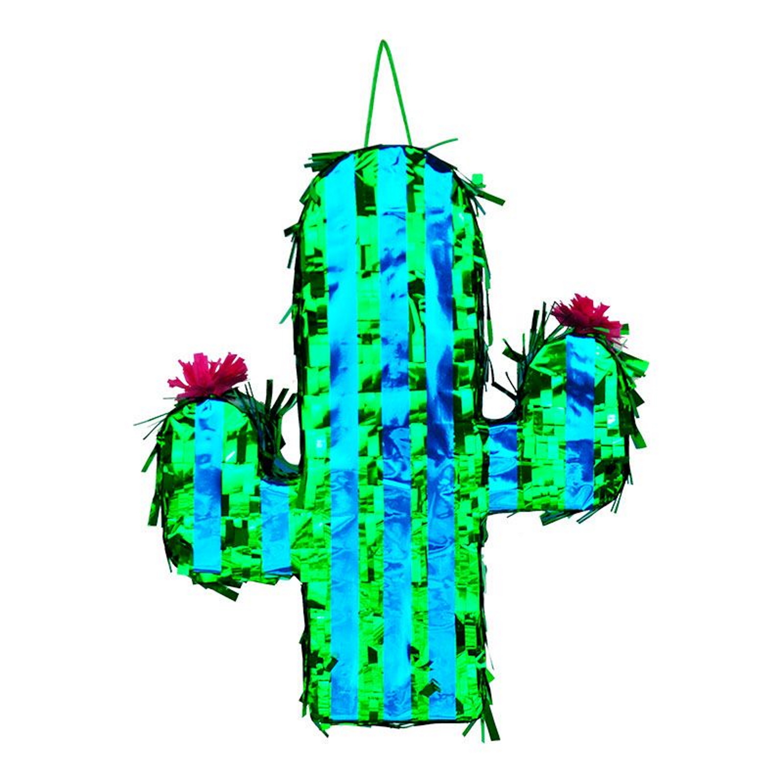 Metallic Cactus Pinata 30cm