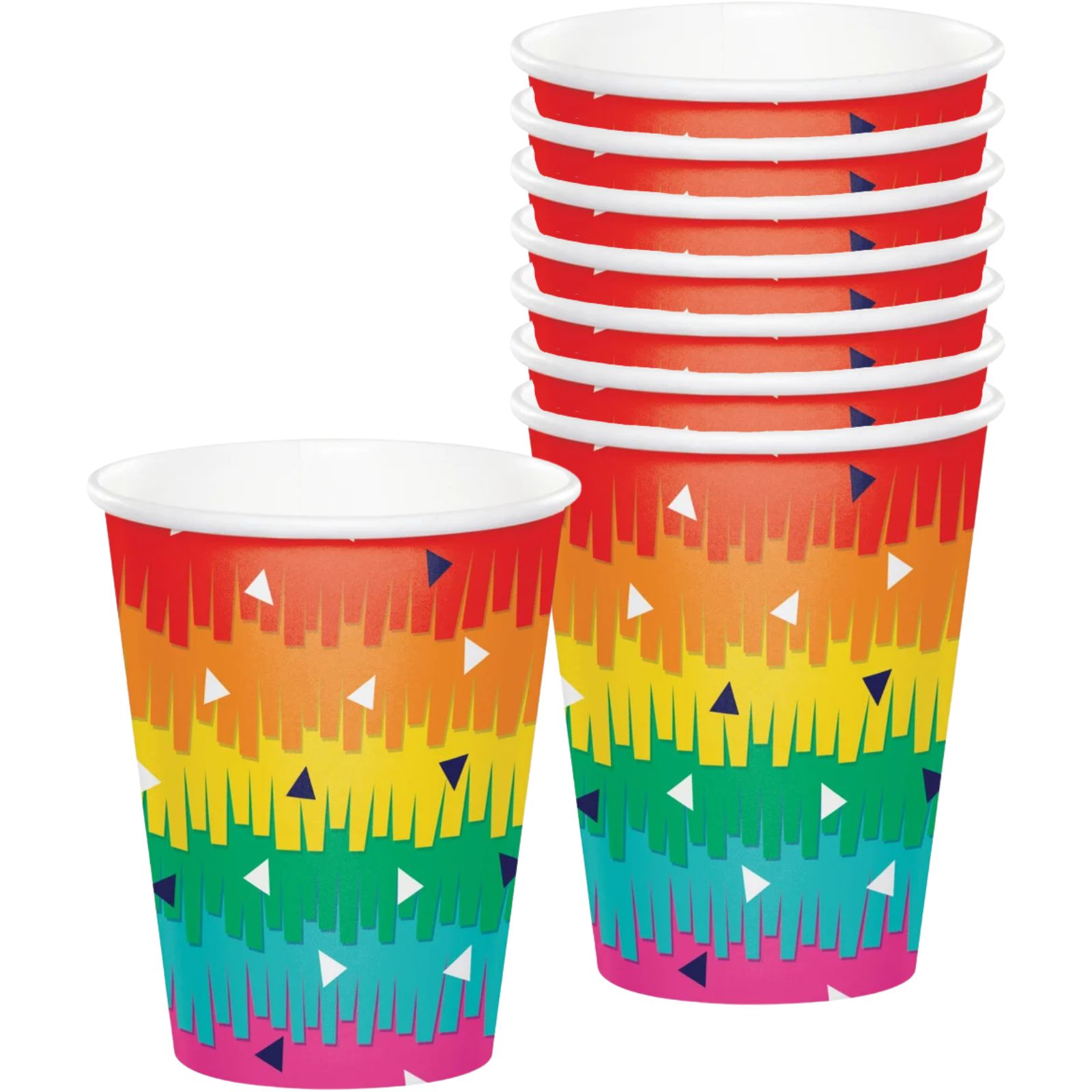 Fiesta Fun Paper Cups (Pack of 8)