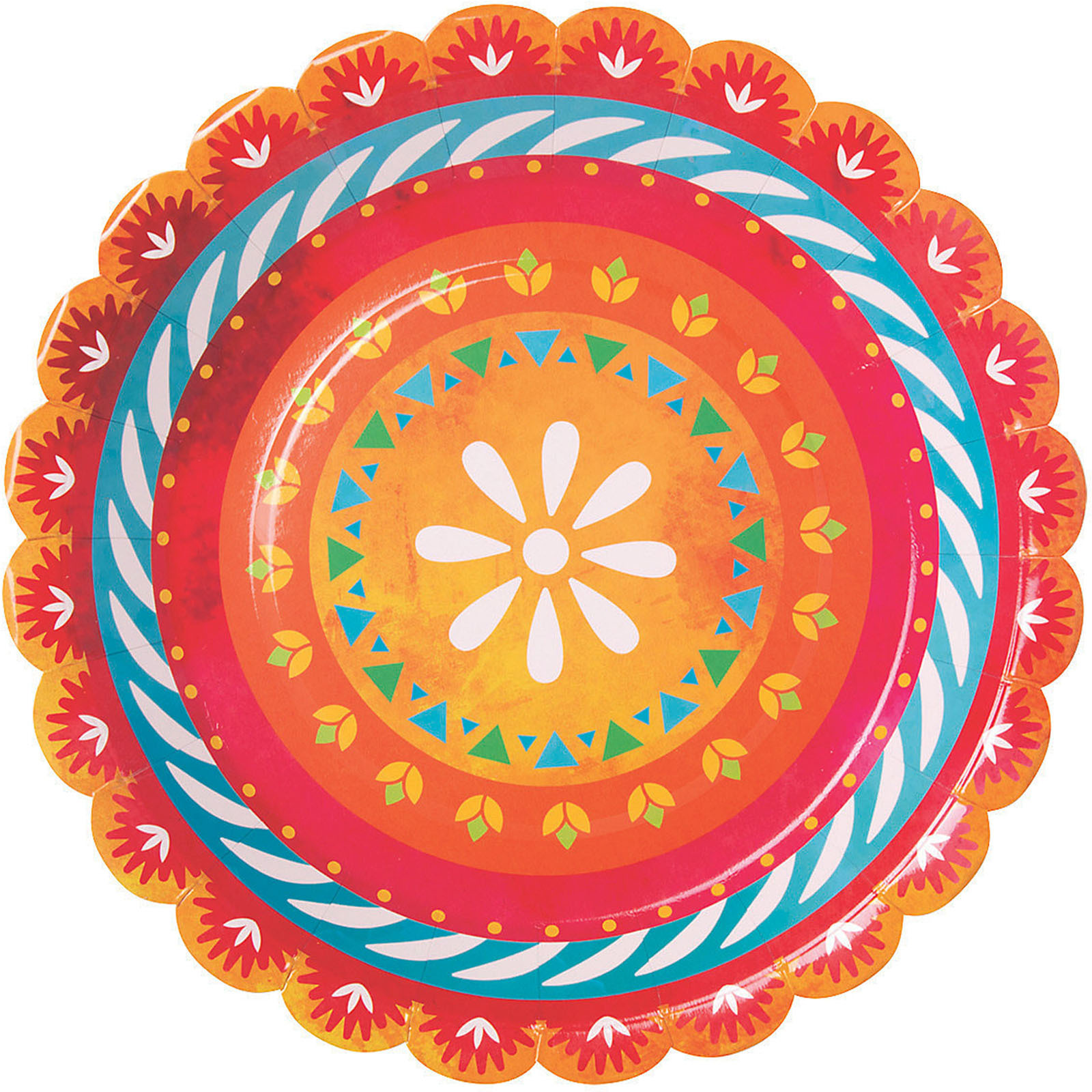 Let’s Fiesta Large Paper Plates (Pack of 8)