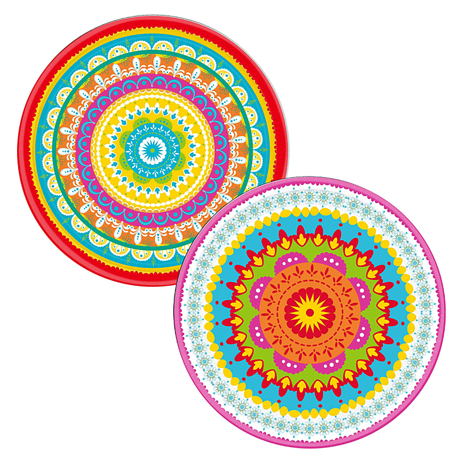 Summer Fiesta Small Paper Plates (Pack of 8)