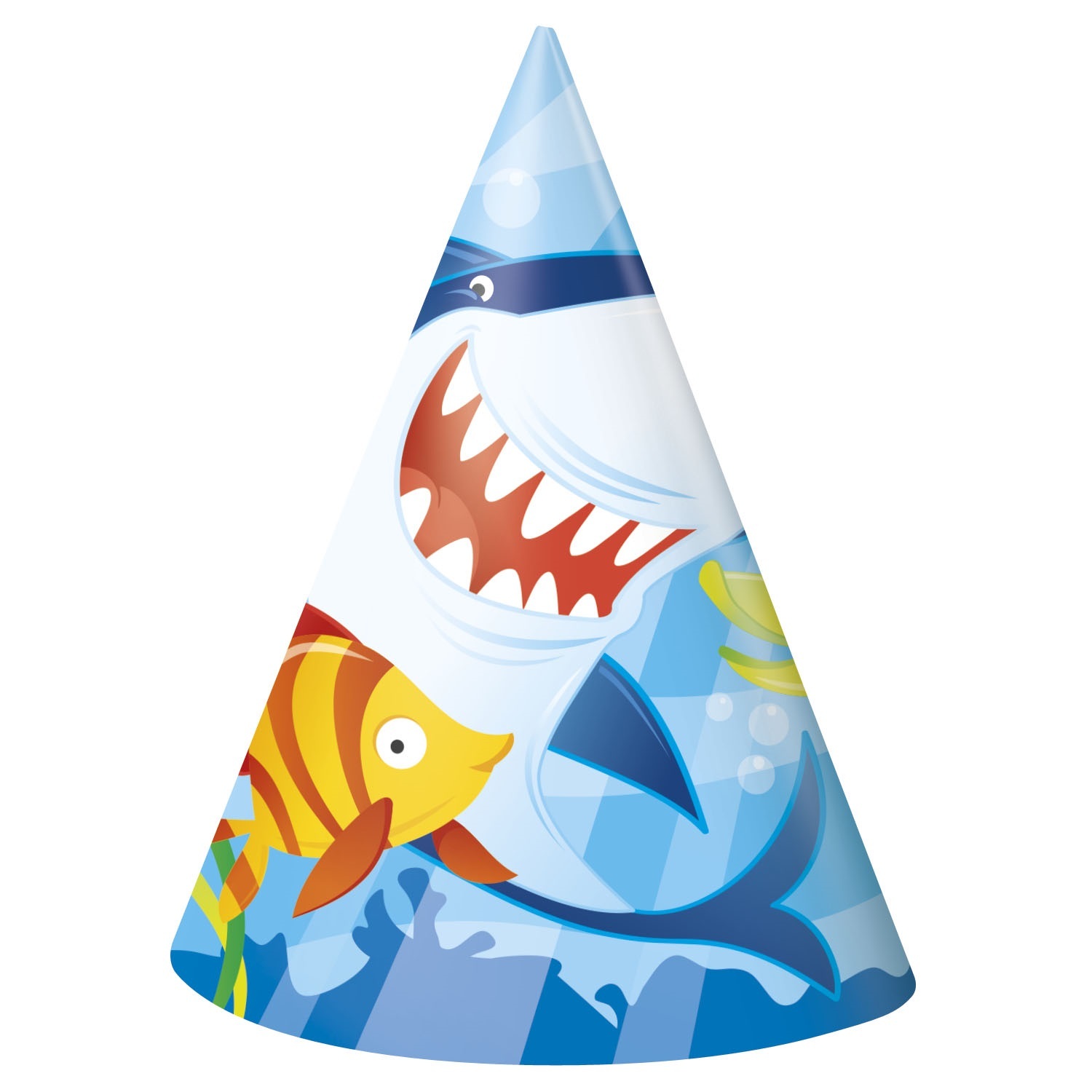 Fin Friends Party Hats (Pack of 8)