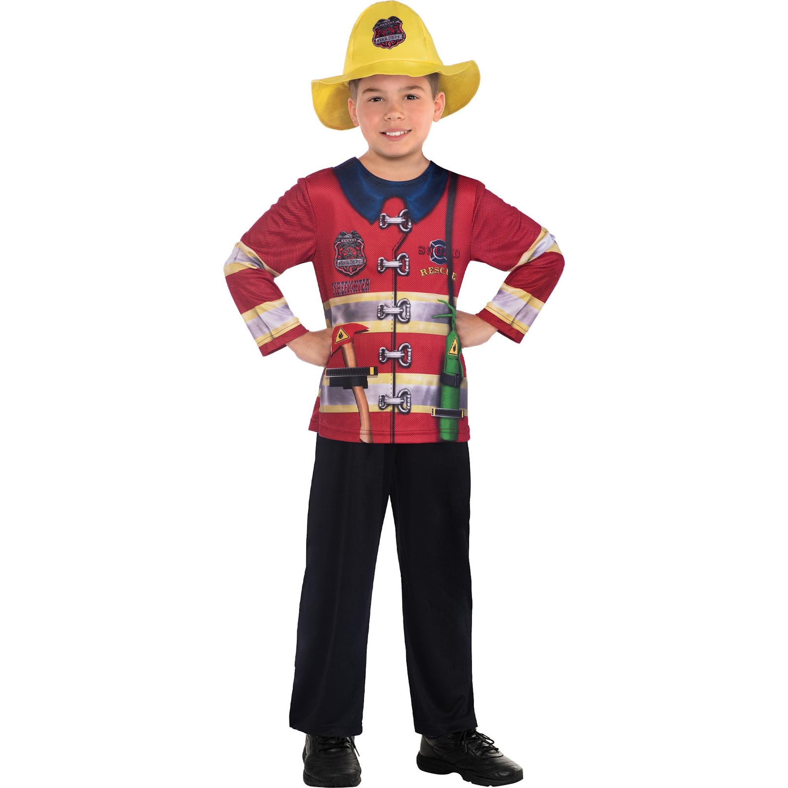 Sustainable Firefighter Kids Costume