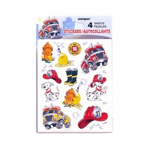 Fire Engine Stickers (4 Sheets)