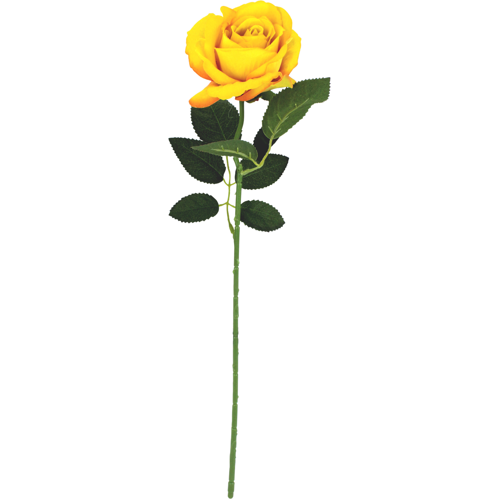 Artificial Yellow Rose (1 Stem) 