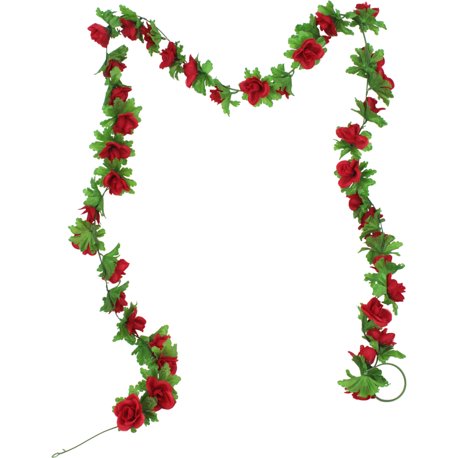 Artificial Red Rose Garland 2m  
