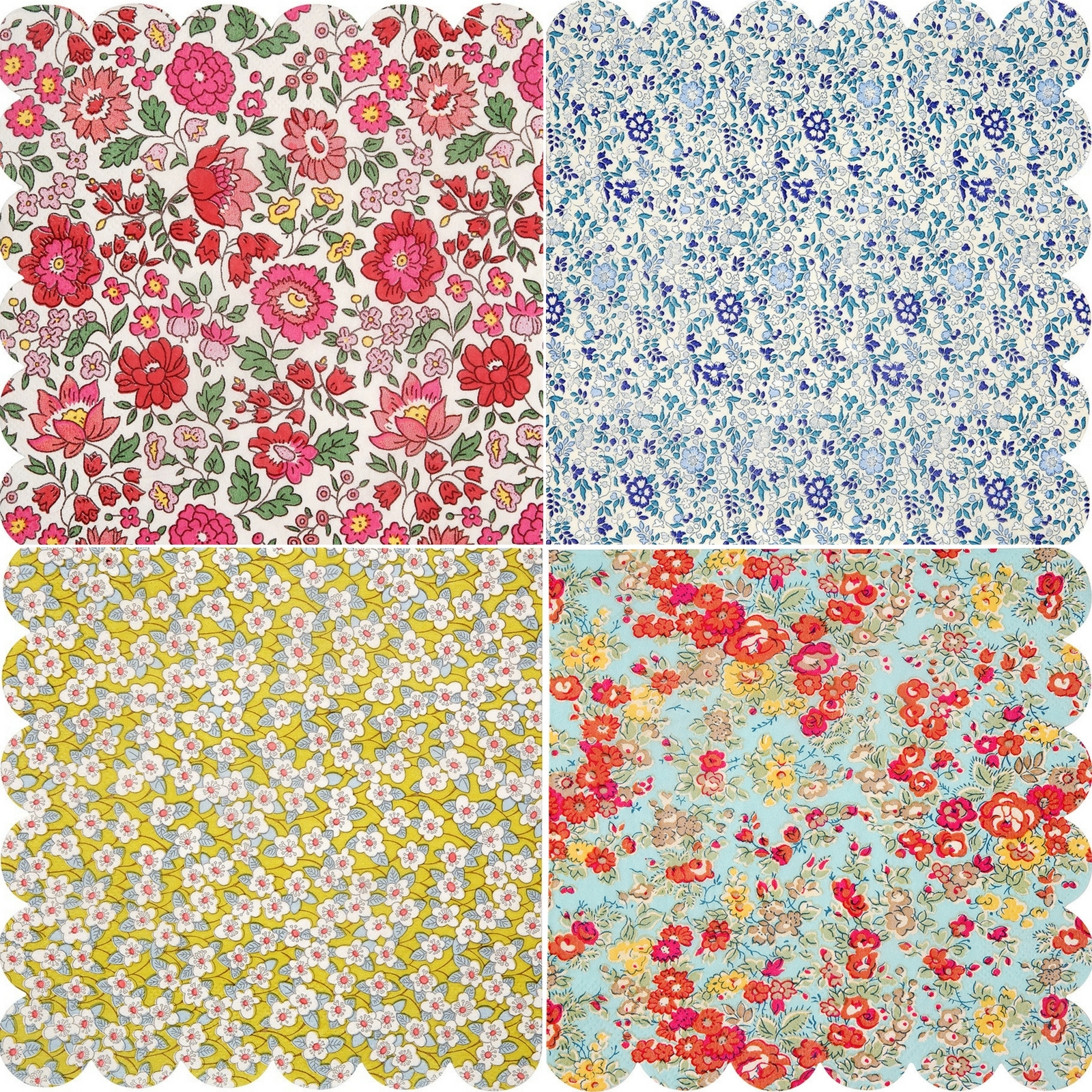 Meri Meri Liberty Large Paper Napkins / Serviettes (Pack of 20)