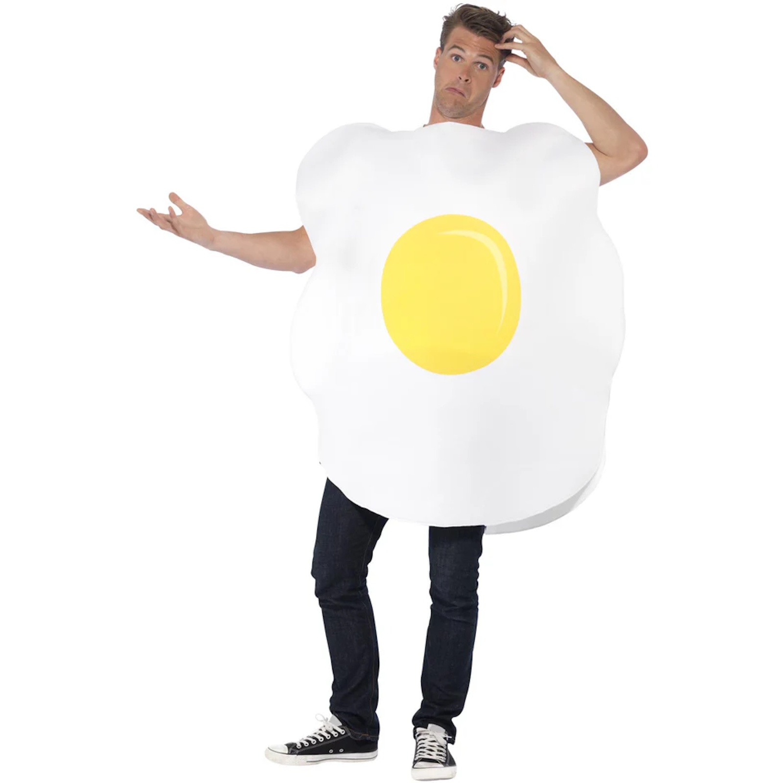 Adult Fried Egg Costume One Size