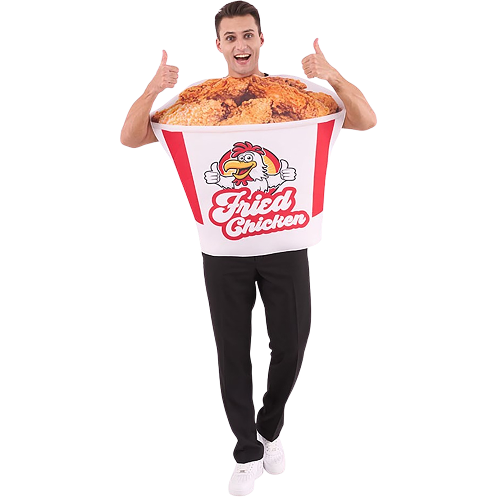 Adult Bucket of Fried Chicken Costume One Size 