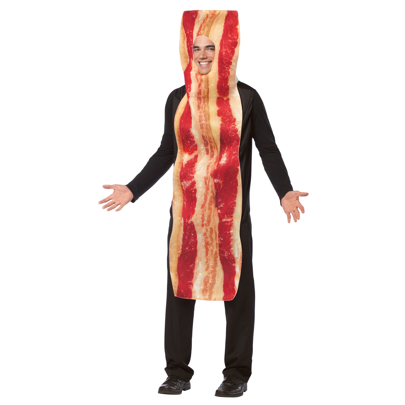 Adult Bacon Slice Costume Standard One Size 