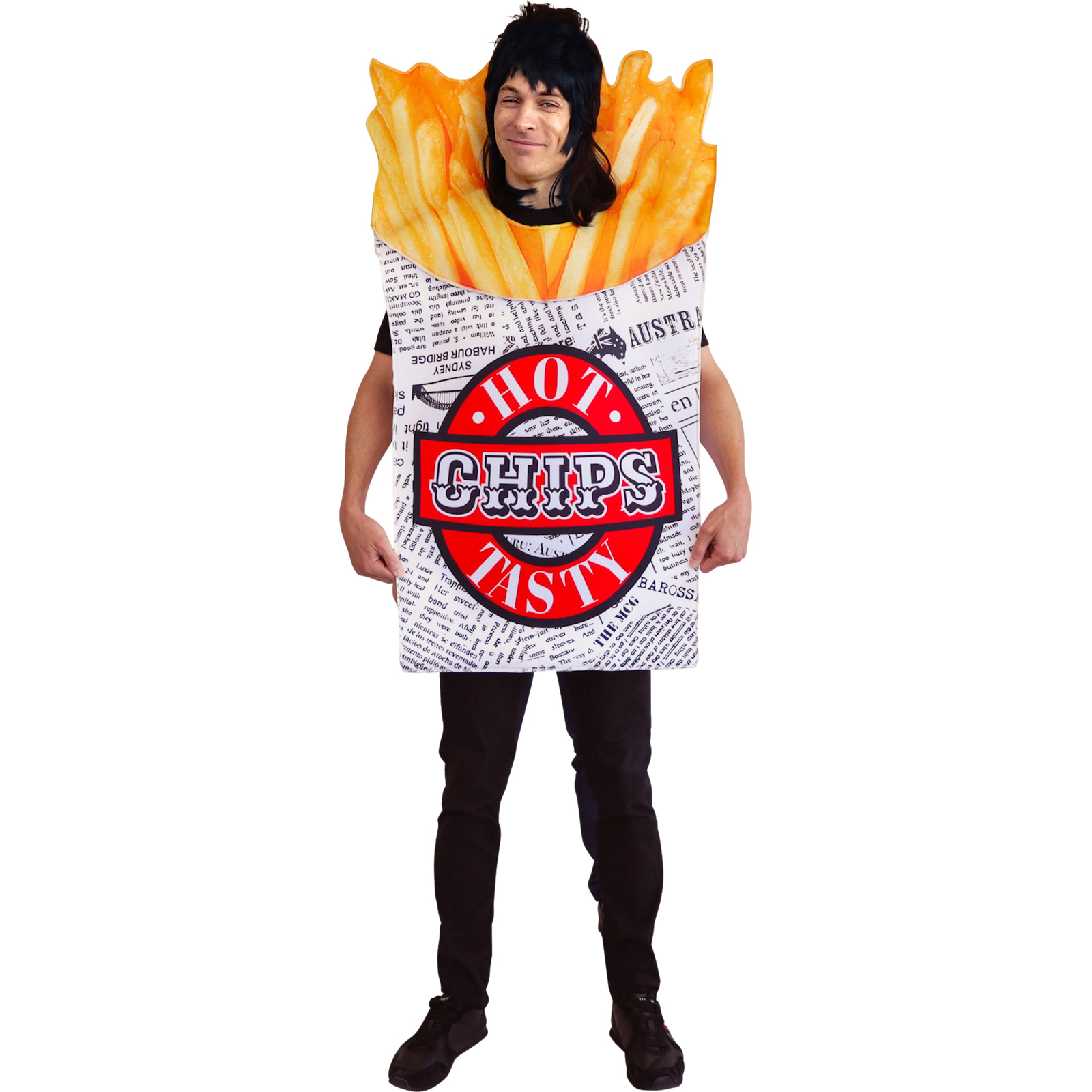 Aussie Hot Chips Adult Costume One Size