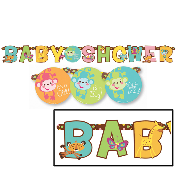 Fisher Price Baby Shower Banner
