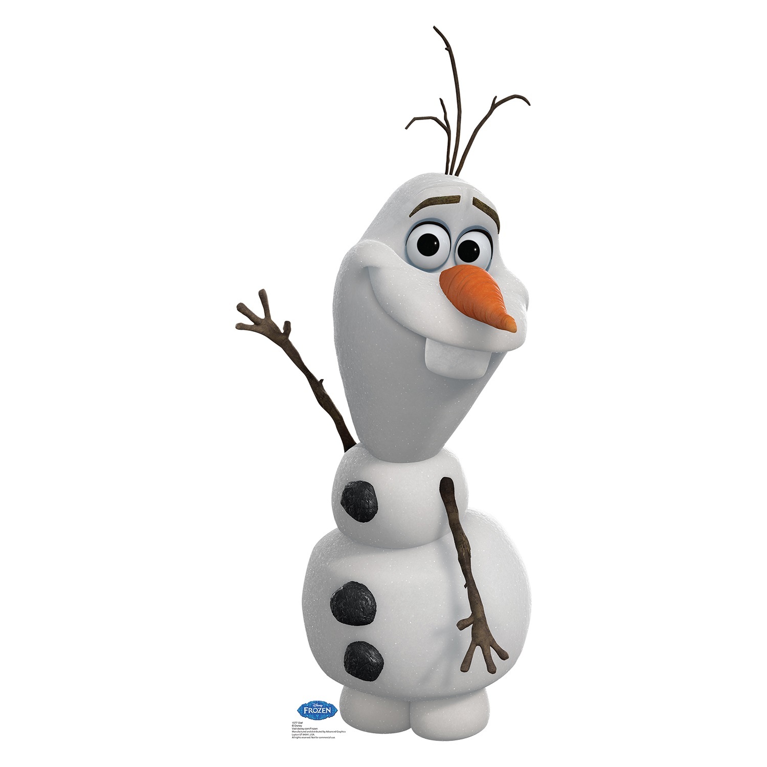 Frozen's Olaf Stand Up Photo Prop