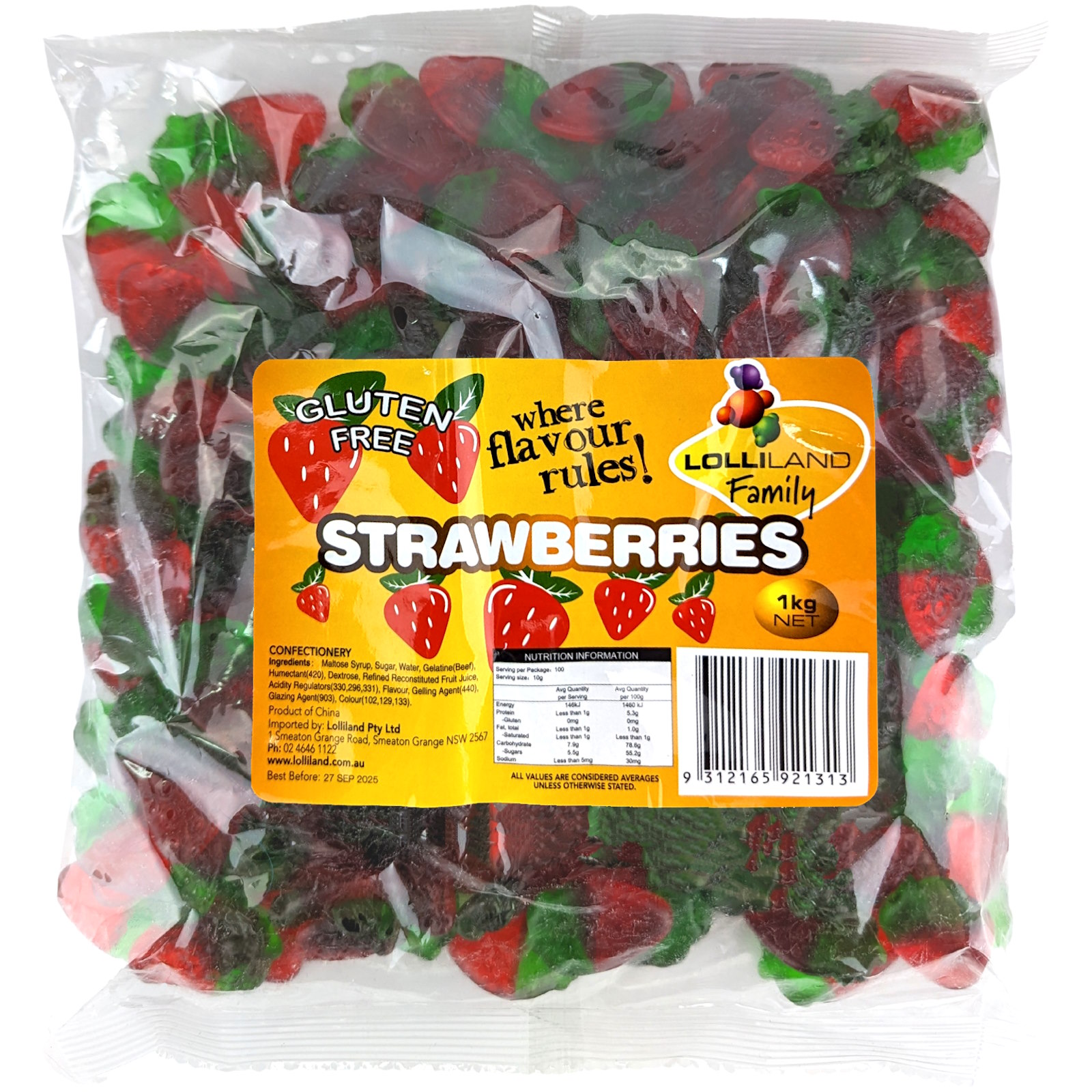 Wild Strawberry Lollies (1kg)