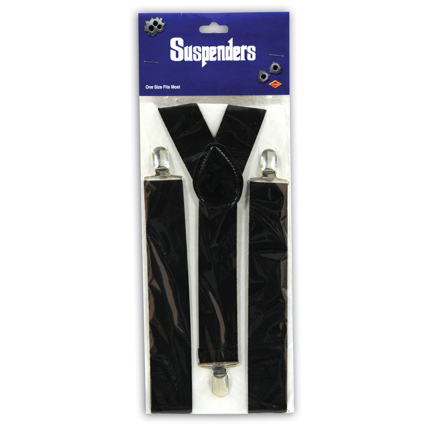 Black Suspender Braces