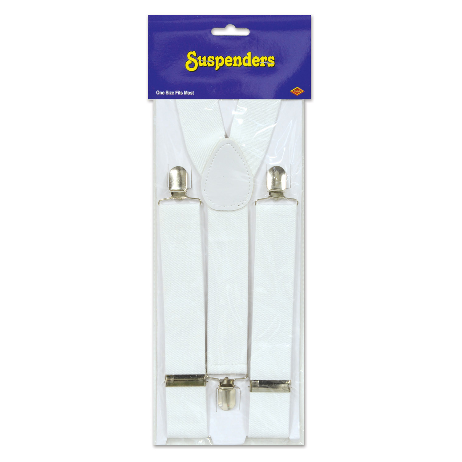 White Suspender Braces