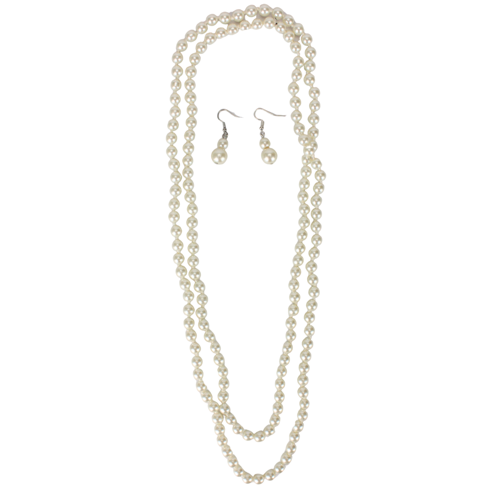 Pearl Necklace and Earring Set