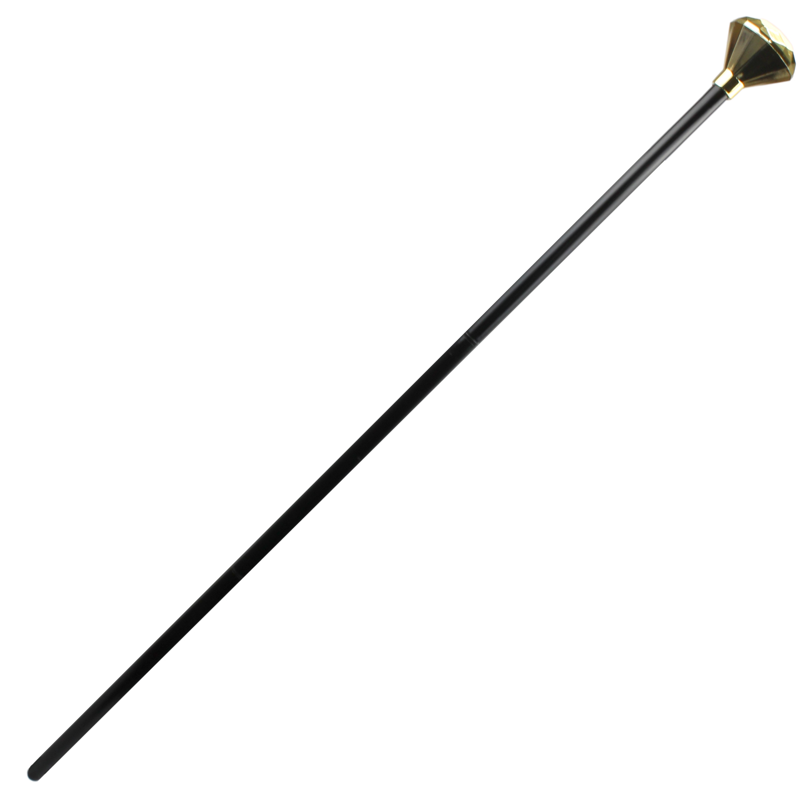 Plastic Gold Diamond Cane