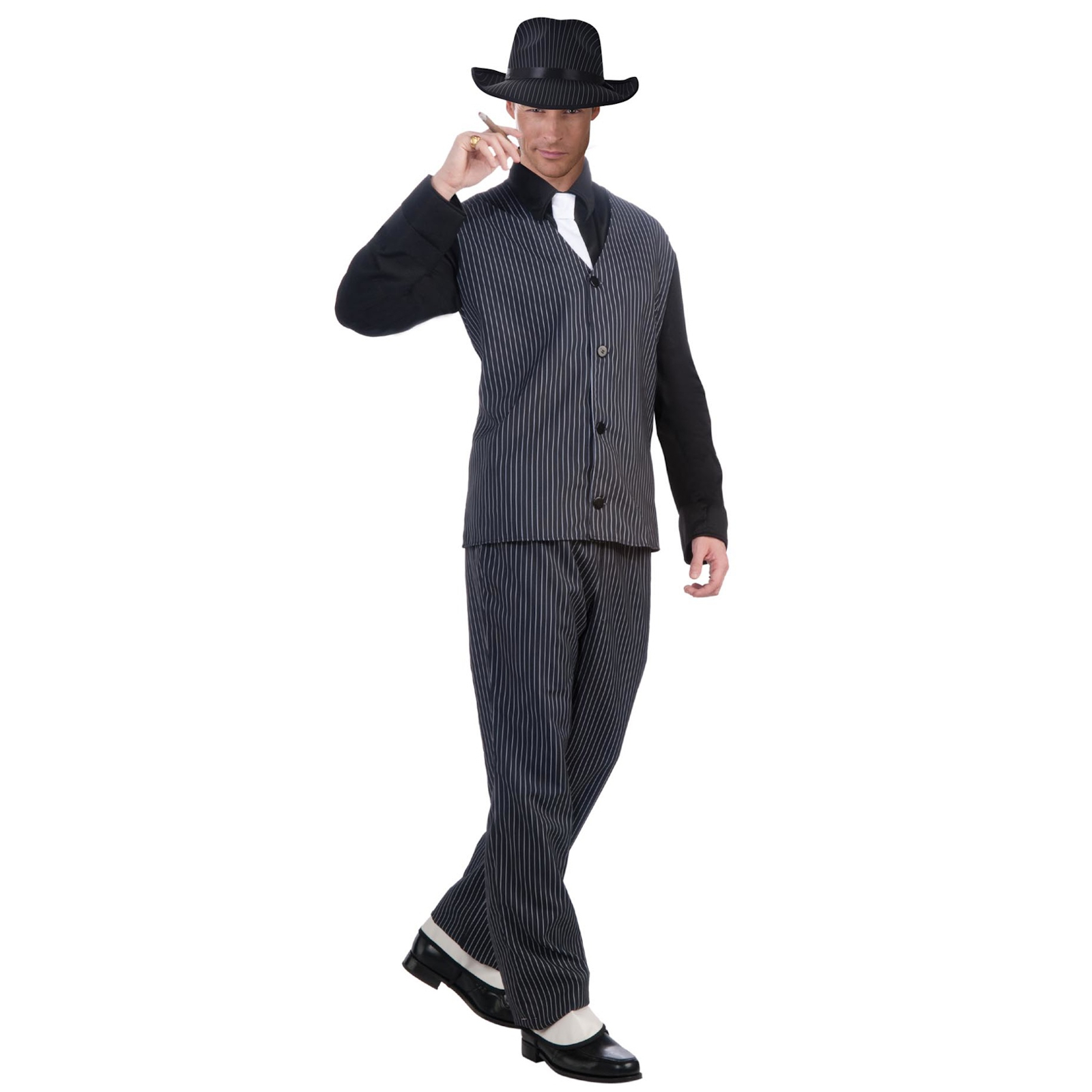 20's Gangster Pinstripe Men's Costume 