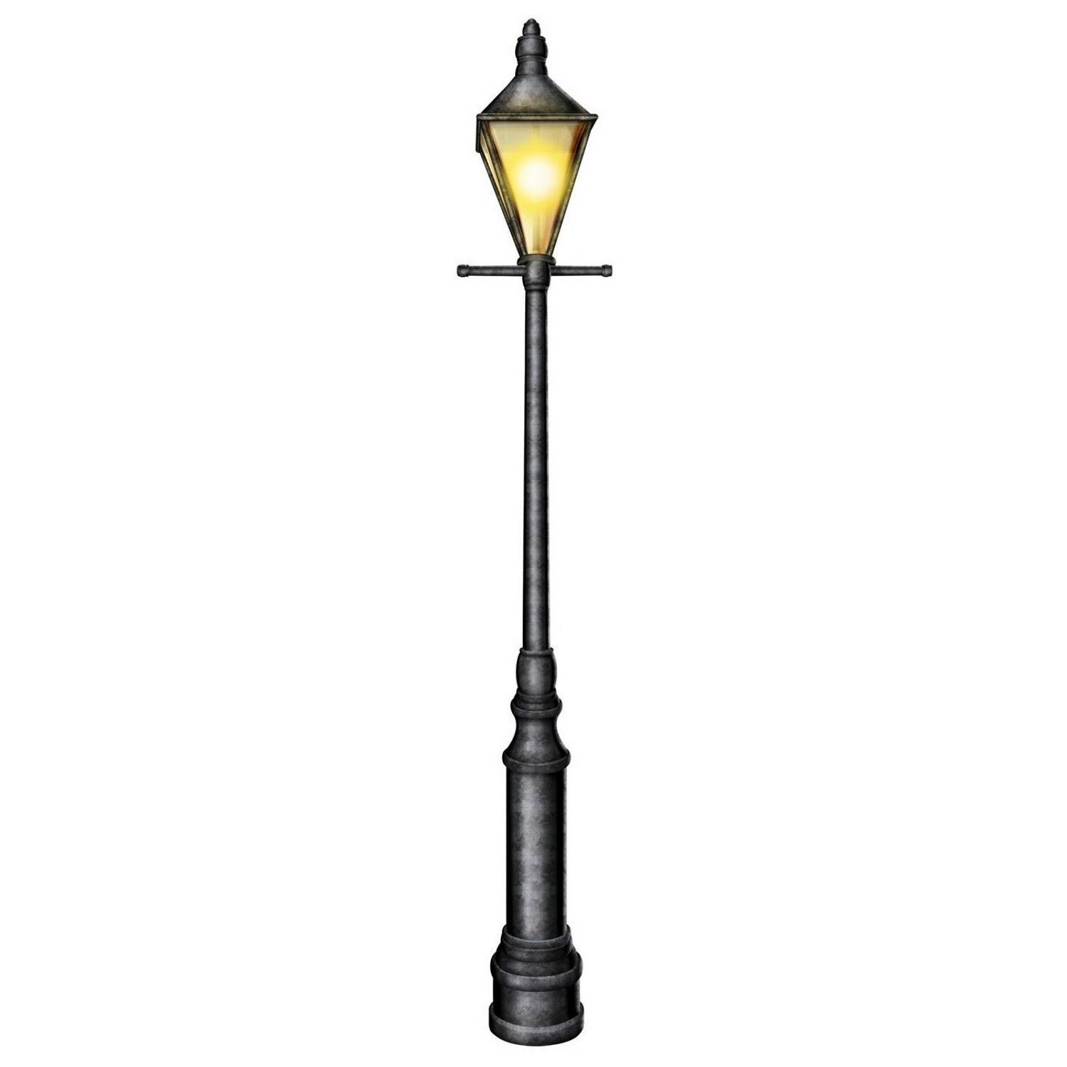 Lamp Post Jointed Cutout Wall Decoration 1.83m