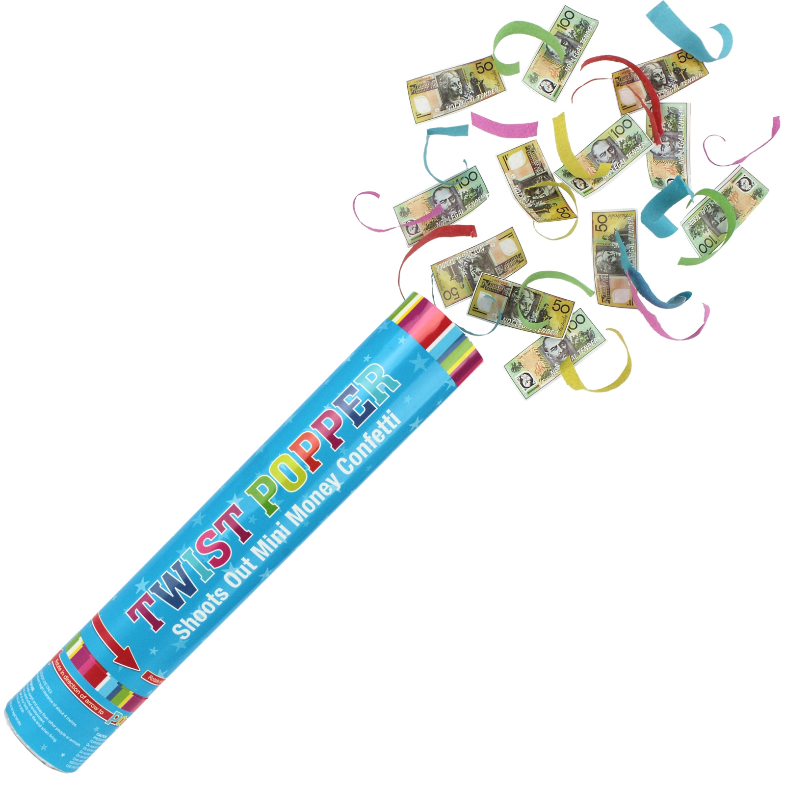 Money Confetti Twist Popper 