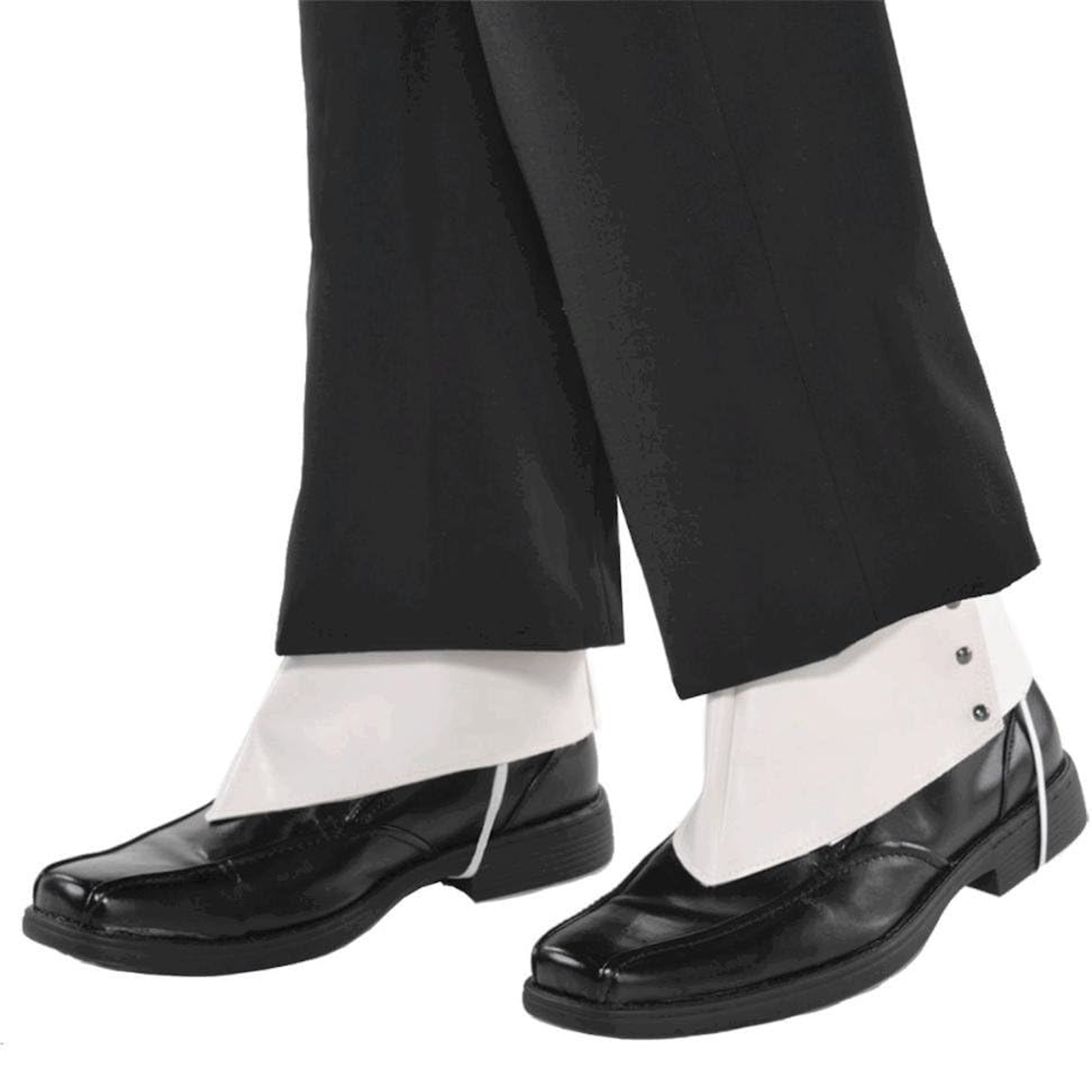 Roaring 20's White Gangster Shoe Spats
