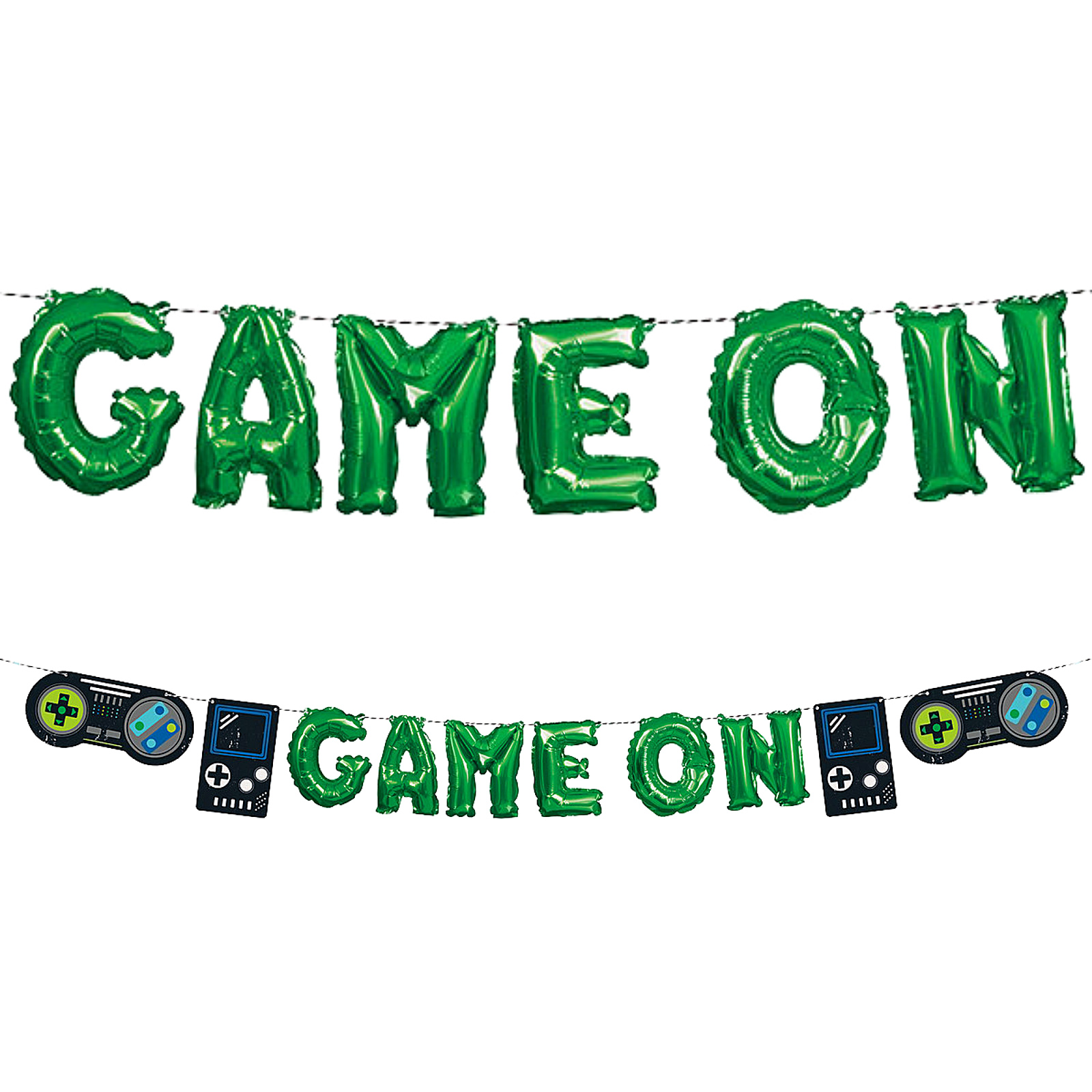 Game On Balloon Garland Banner Kit